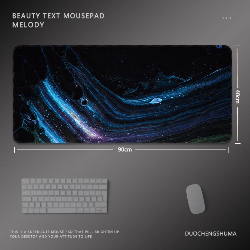 油畫暈染 主題桌墊 布質滑鼠墊-ZUIHANG SHOP