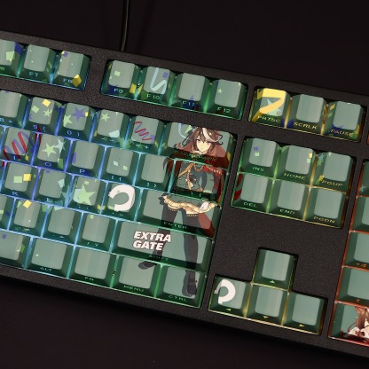 賽馬娘皇帝透光RGB108鍵標準配列衛星軸鍵帽-ZUIHANG SHOP