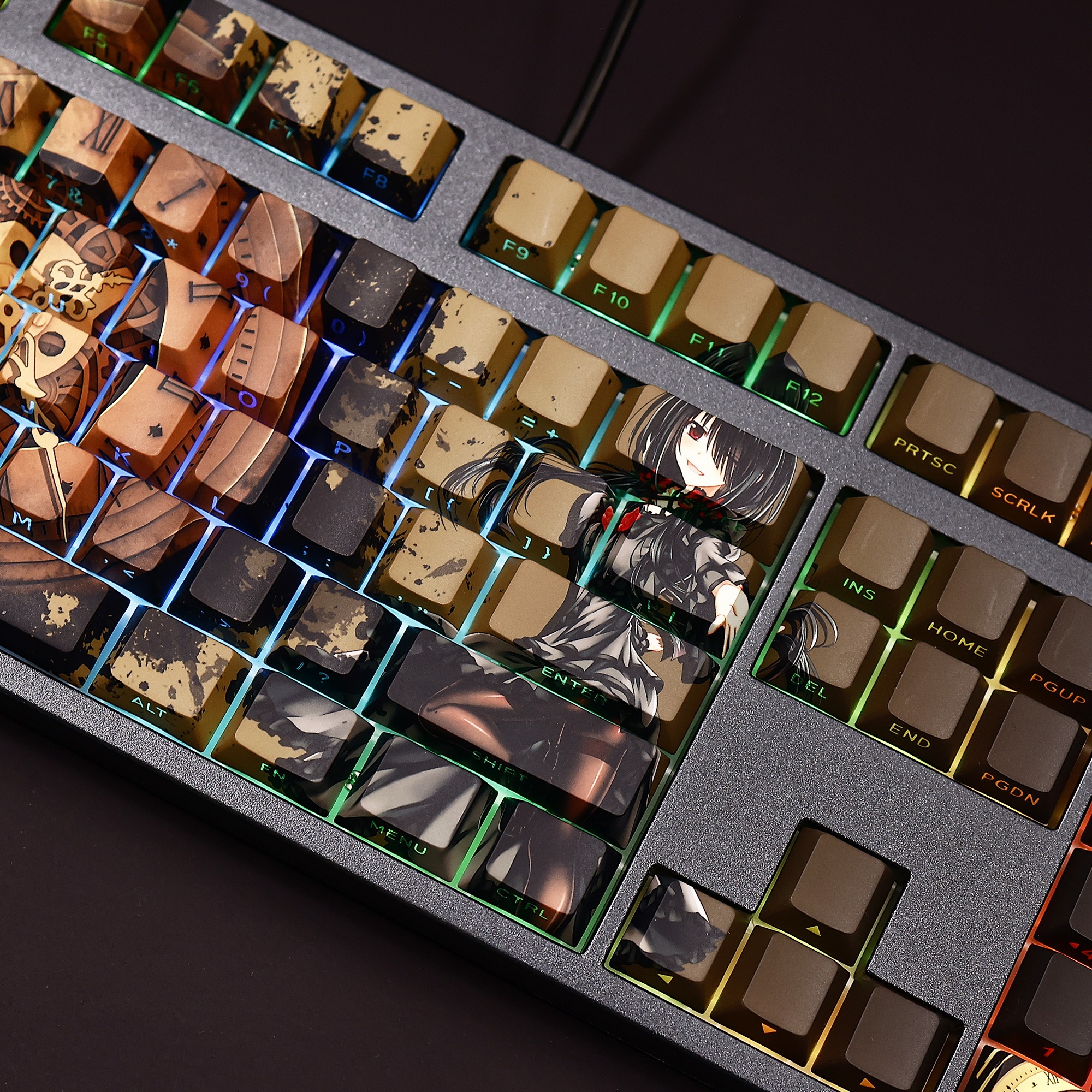 約會大作戰時崎狂三透光RGB108鍵標準配列衛星軸鍵帽-ZUIHANG SHOP