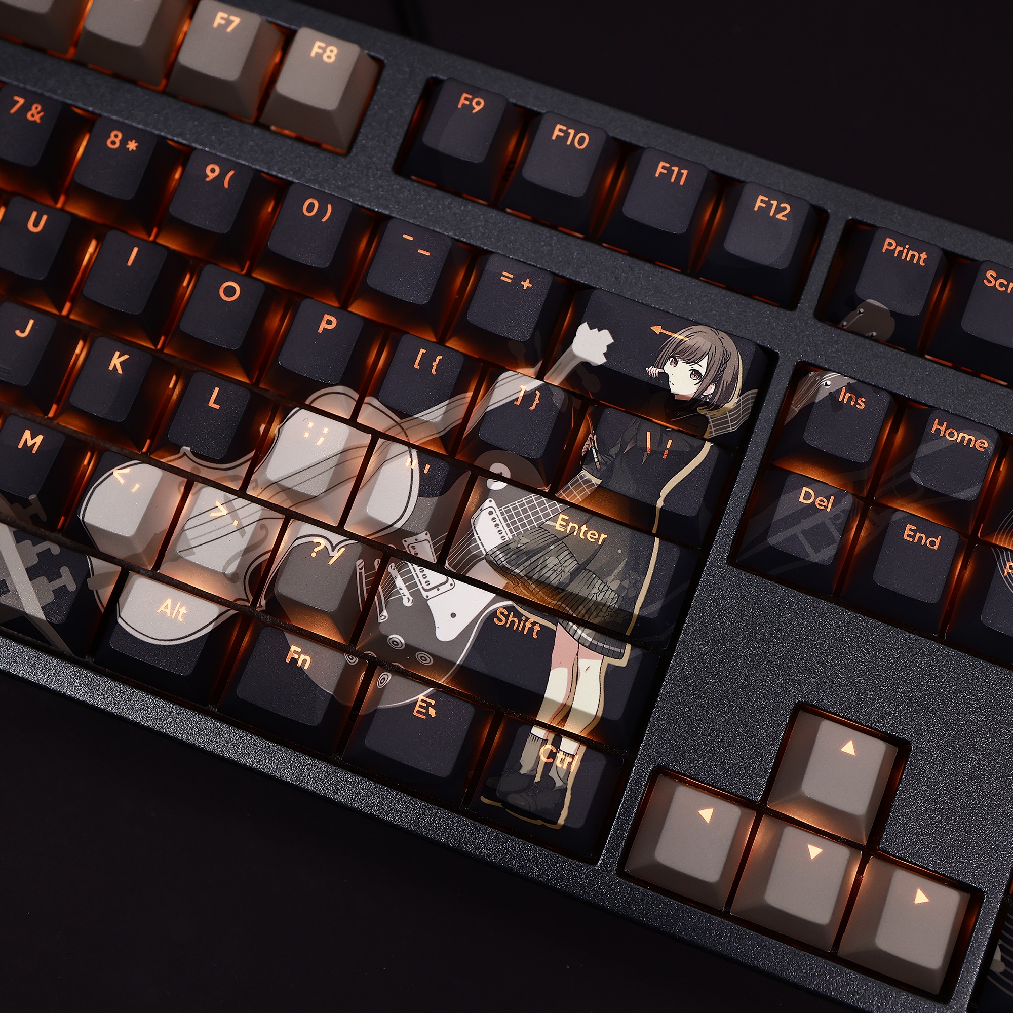 東雲繪名透光RGB108鍵標準配列衛星軸鍵帽-ZUIHANG SHOP