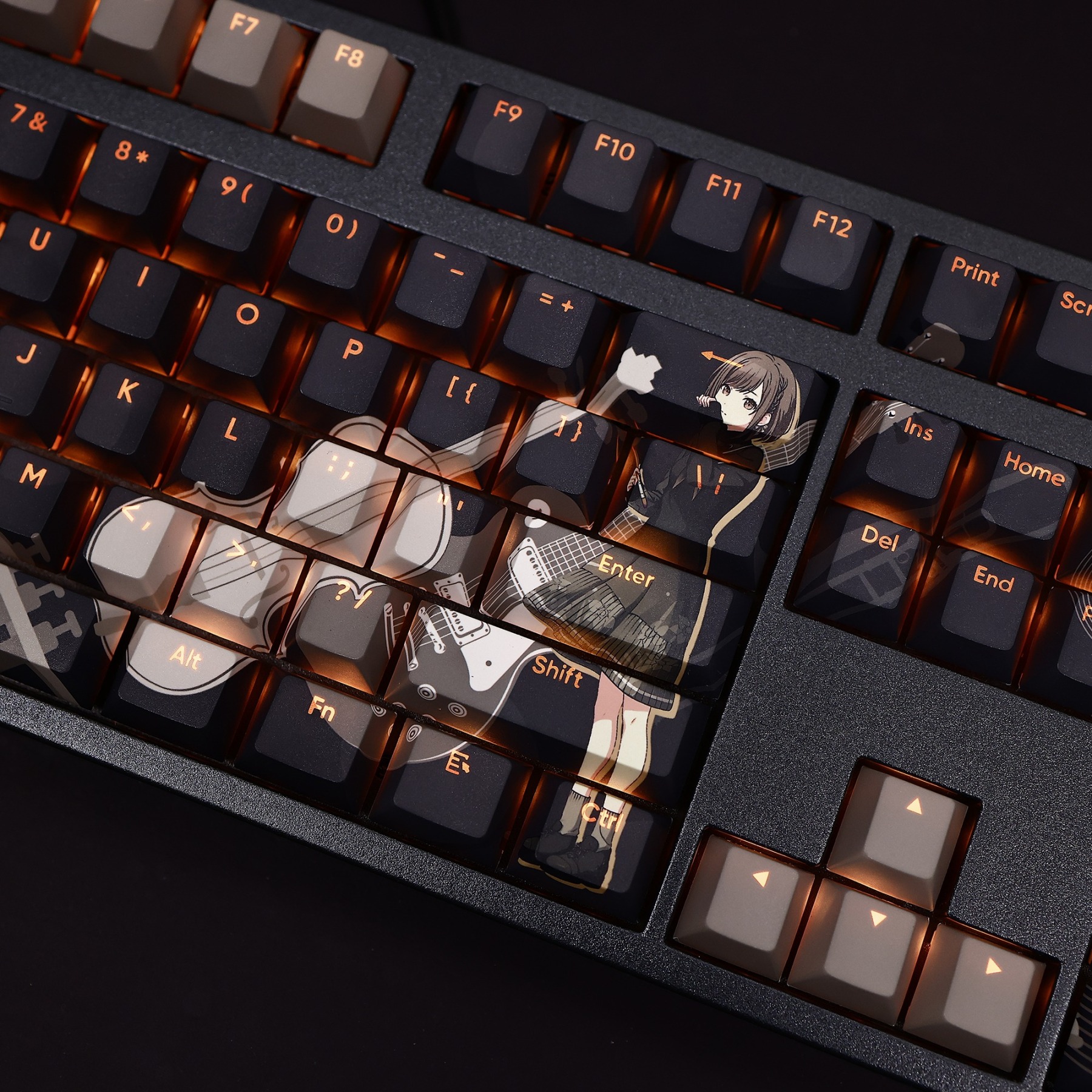 東雲繪名透光RGB108鍵標準配列衛星軸鍵帽-ZUIHANG SHOP