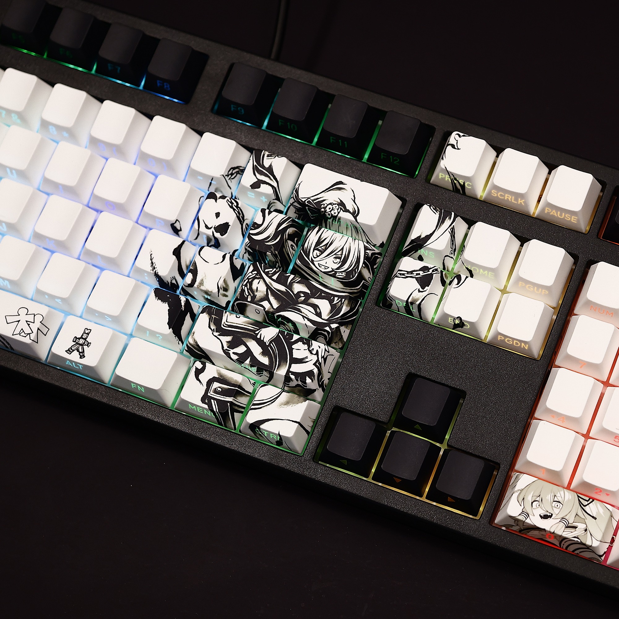 宮出口瑞靈東方Project透光RGB108鍵標準配列衛星軸鍵帽-ZUIHANG SHOP