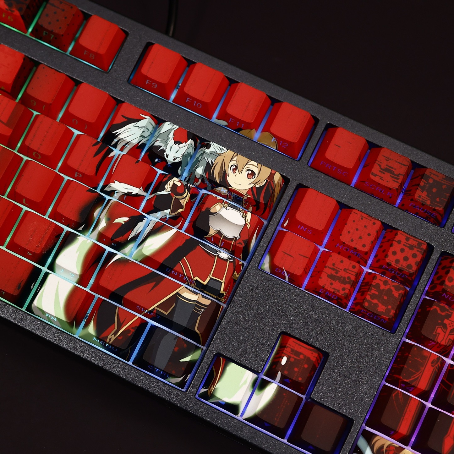 西莉卡透光RGB108鍵標準配列衛星軸鍵帽-ZUIHANG SHOP