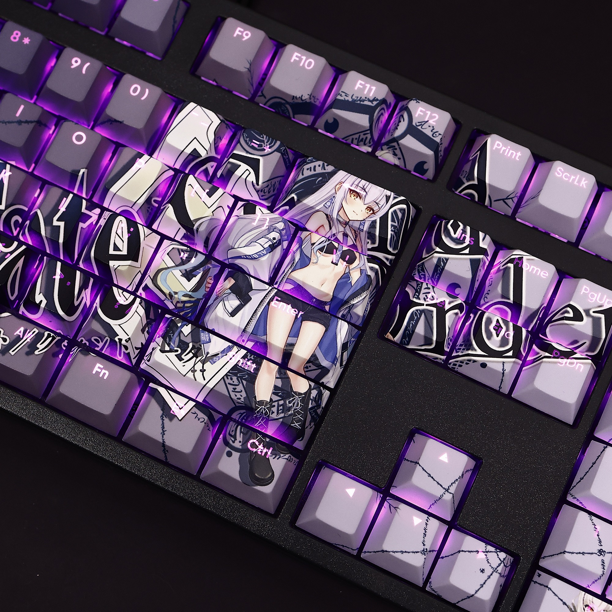 蘭斯洛特透光RGB108鍵標準配列衛星軸鍵帽-ZUIHANG SHOP