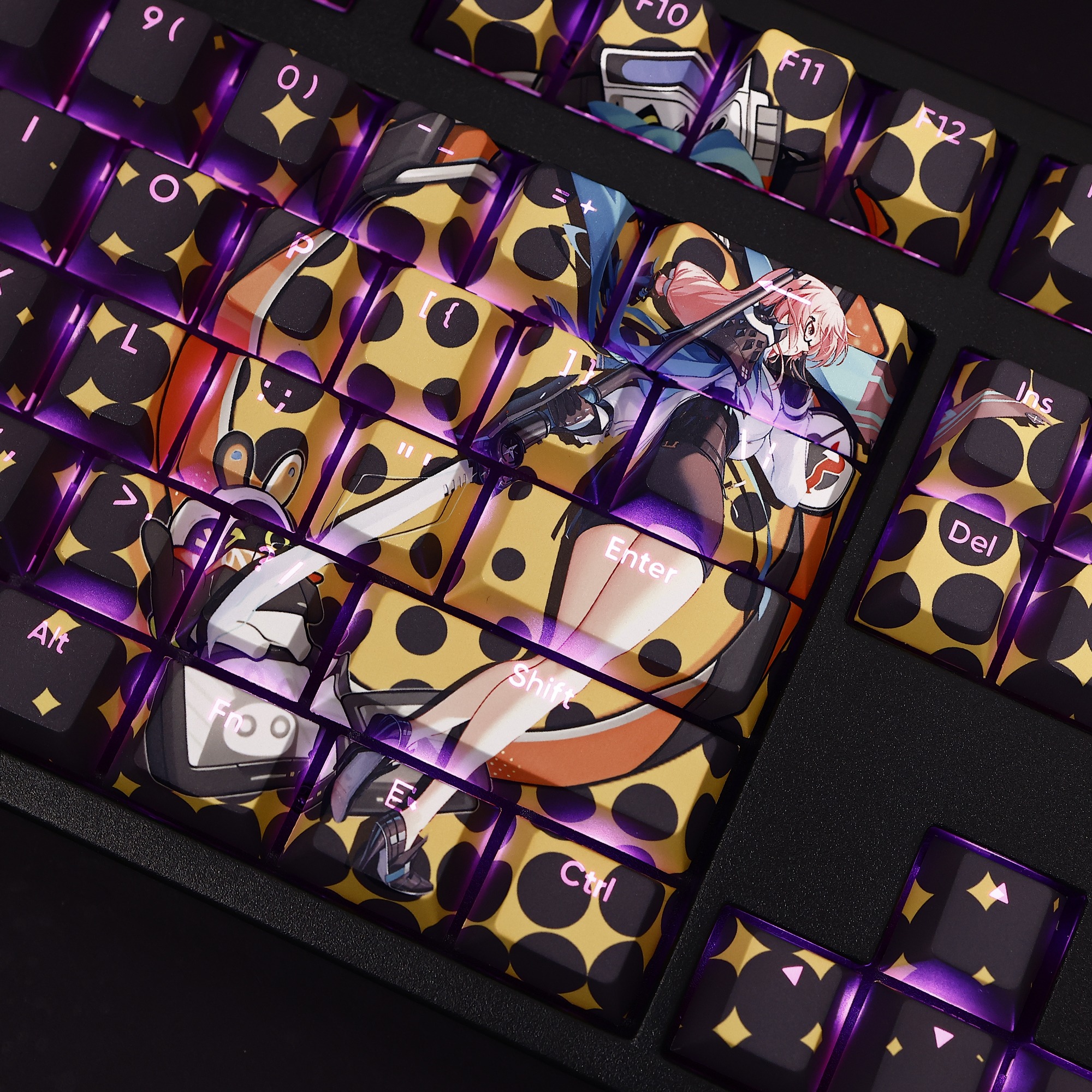 月城柳透光RGB108鍵標準配列衛星軸鍵帽-ZUIHANG SHOP