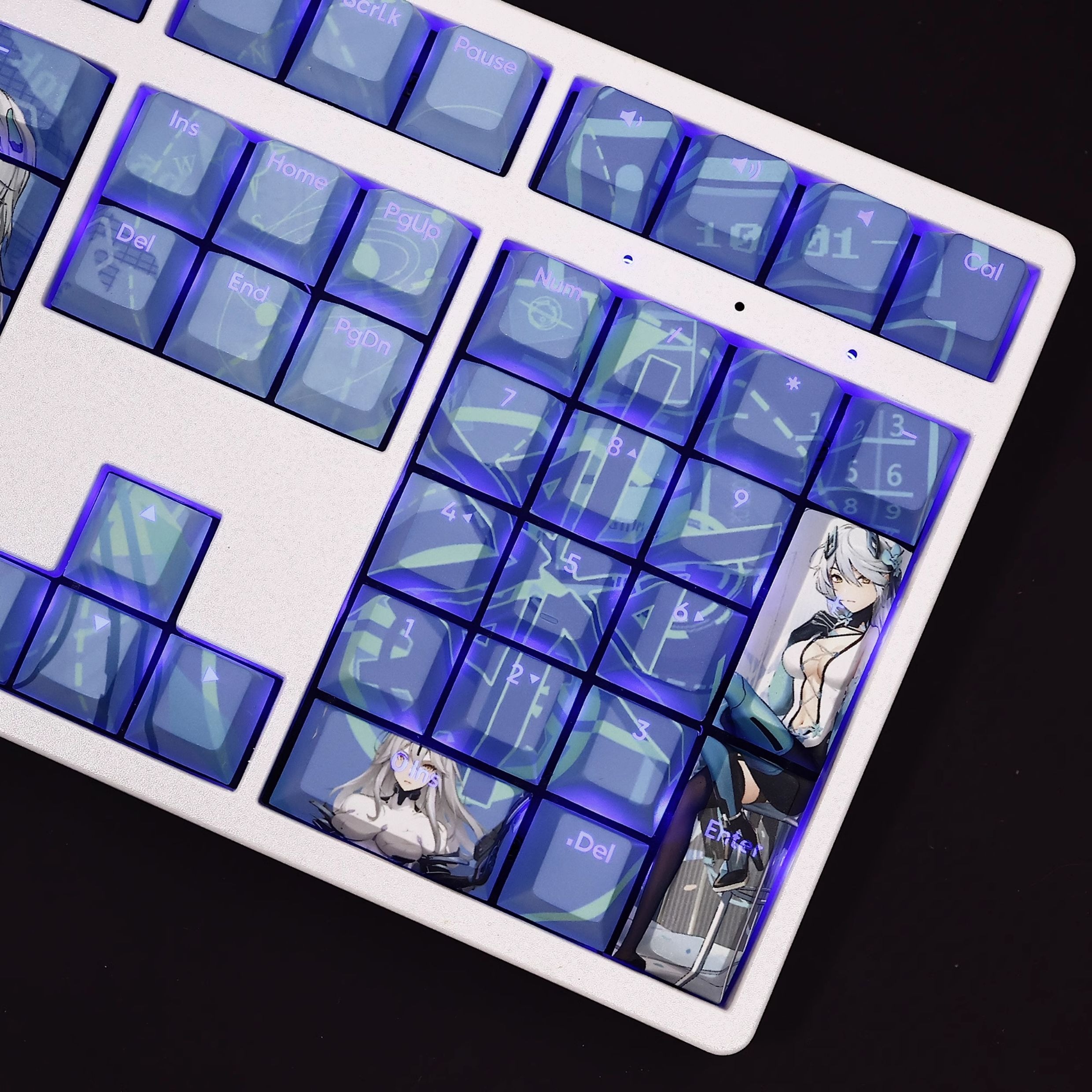 里芙·貝斯特拉透光RGB108鍵標準配列衛星軸鍵帽-ZUIHANG SHOP