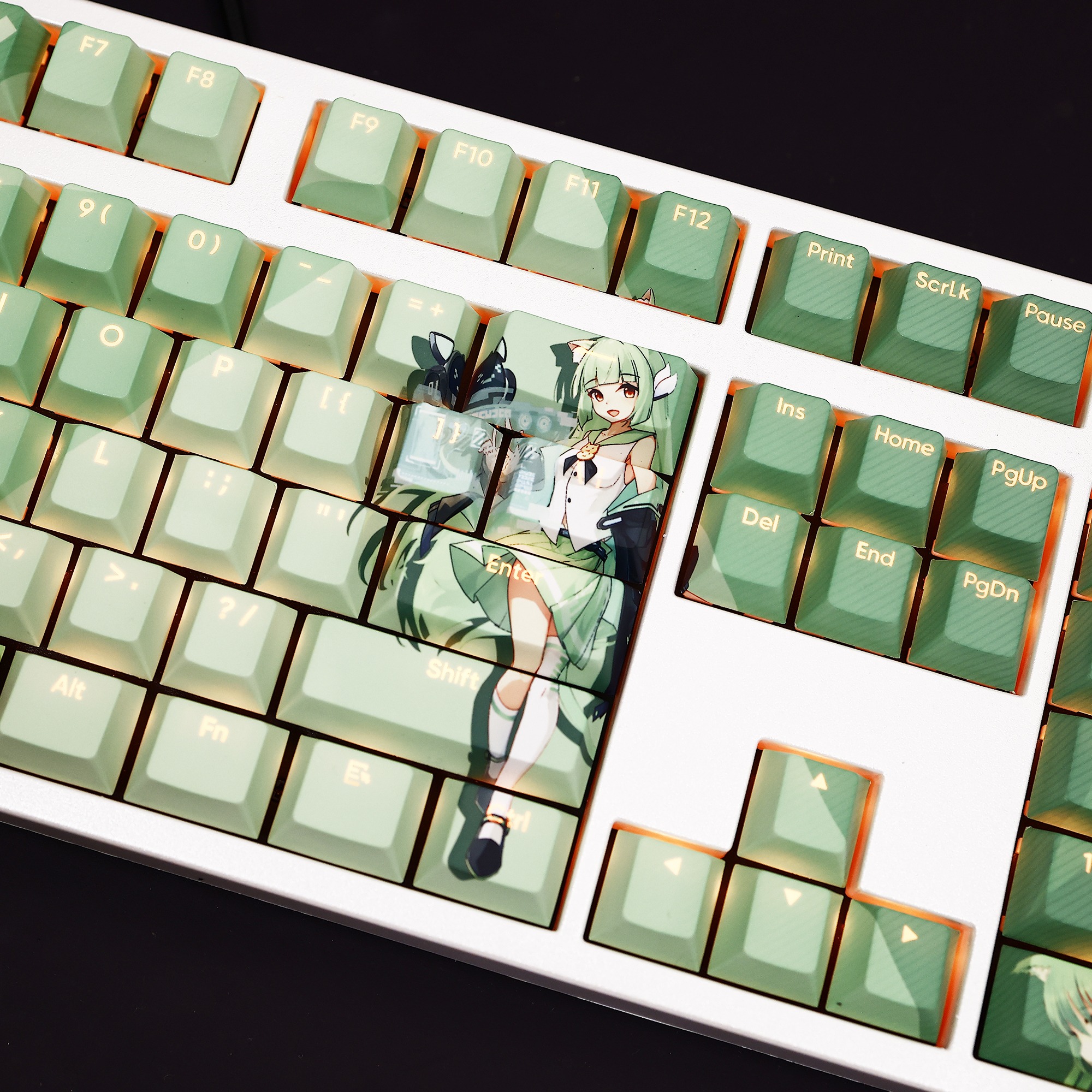 萌百娘透光RGB108鍵標準配列衛星軸鍵帽-ZUIHANG SHOP