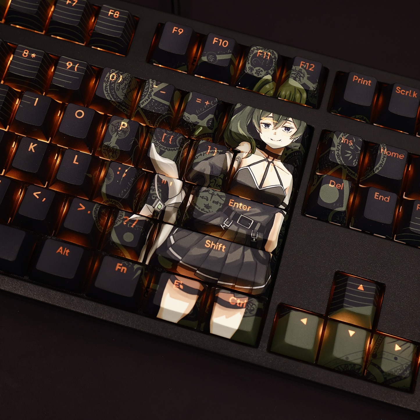 尤貝爾透光RGB108鍵標準配列衛星軸鍵帽-ZUIHANG SHOP