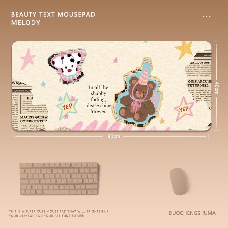 可愛卡通 主題桌墊 布質滑鼠墊-ZUIHANG SHOP