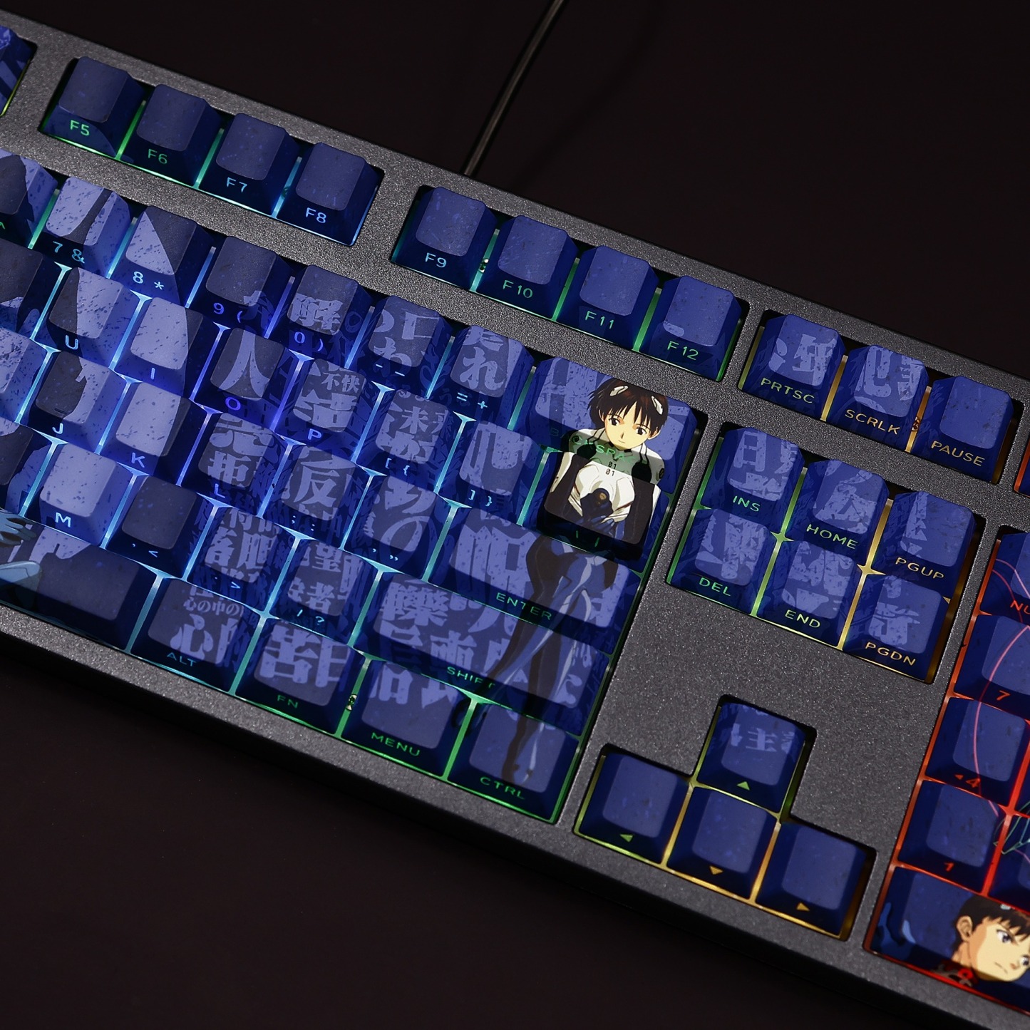 碇真嗣透光RGB108鍵標準配列衛星軸鍵帽-ZUIHANG SHOP