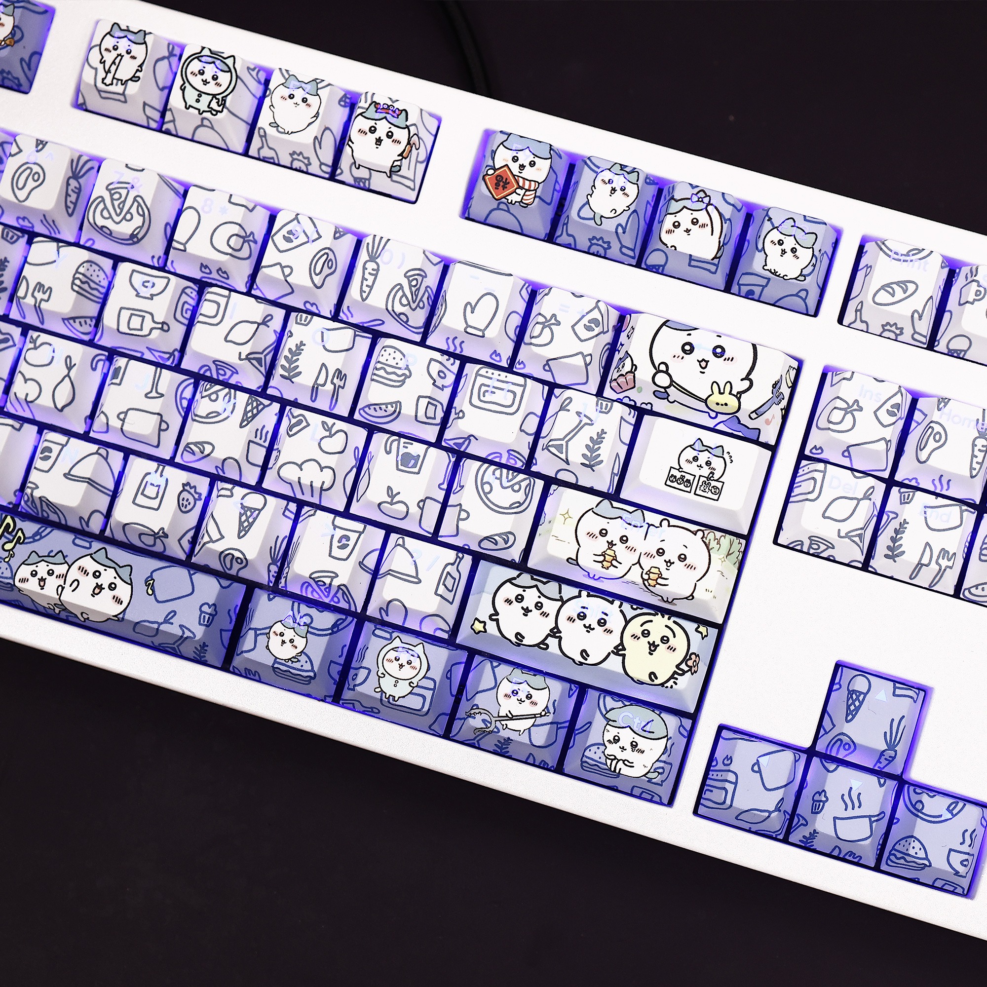 Chiikawa透光RGB108鍵標準配列衛星軸鍵帽-ZUIHANG SHOP