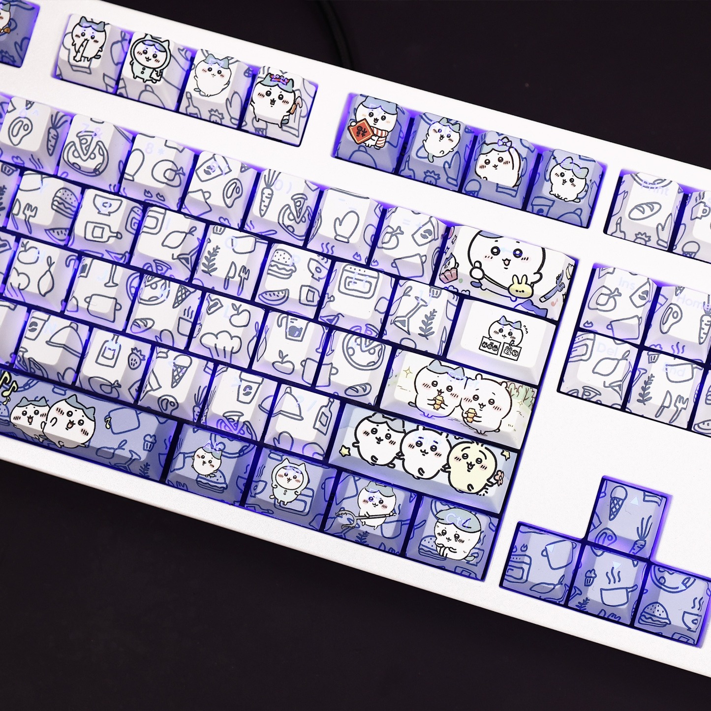 Chiikawa透光RGB108鍵標準配列衛星軸鍵帽-ZUIHANG SHOP