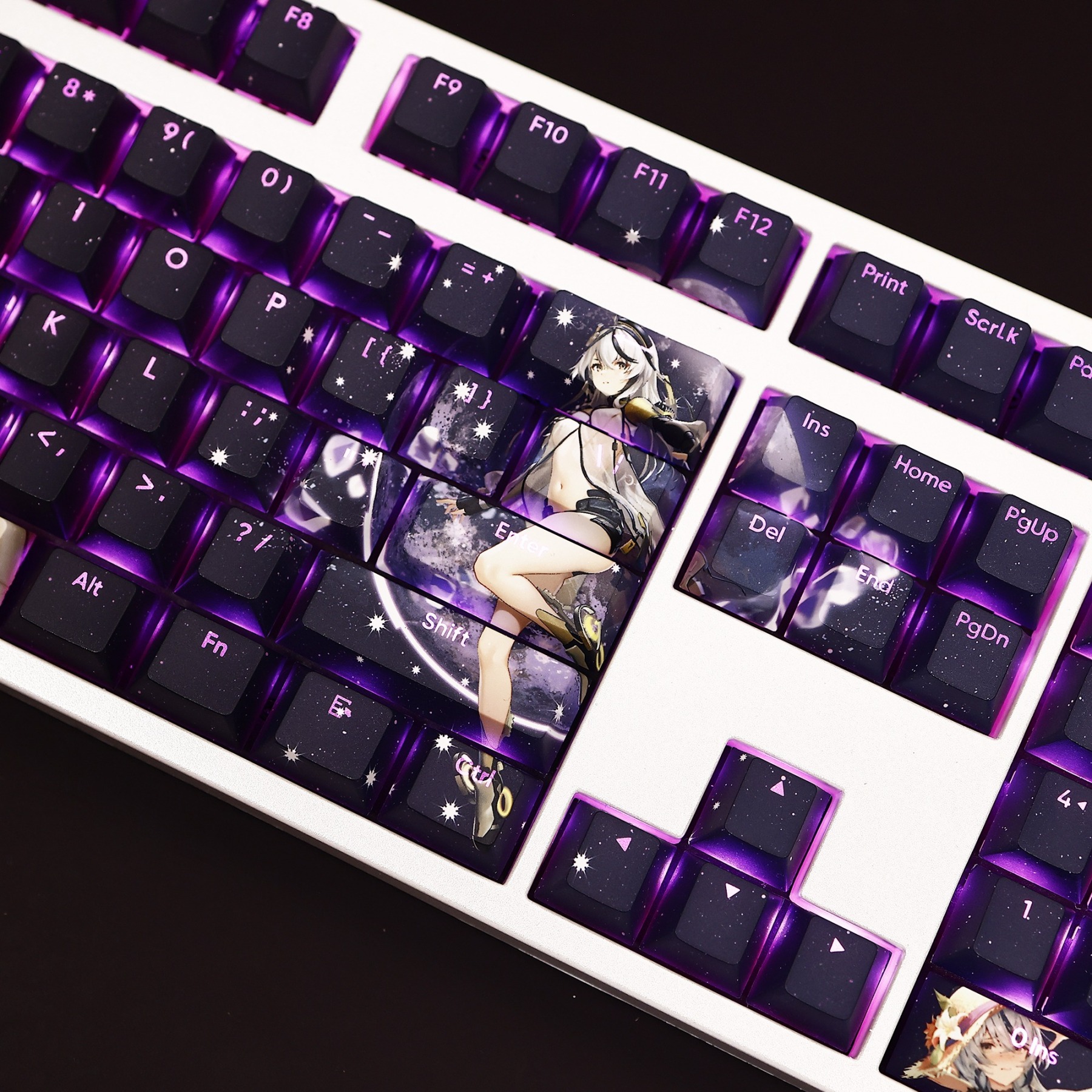 琴諾透光RGB108鍵標準配列衛星軸鍵帽-ZUIHANG SHOP