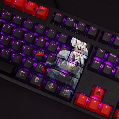 二重螺旋透光RGB108鍵標準配列衛星軸鍵帽-ZUIHANG SHOP