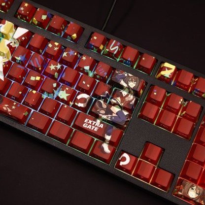 賽馬娘神鷹透光RGB108鍵標準配列衛星軸鍵帽-ZUIHANG SHOP