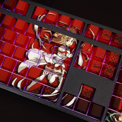 亞絲娜透光RGB108鍵標準配列衛星軸鍵帽-ZUIHANG SHOP