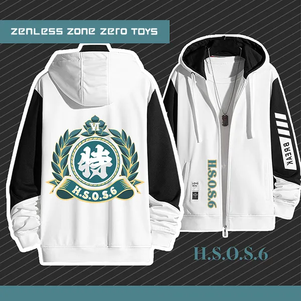 絕區零 對空六課 手繪連帽衫 春秋舒適外套