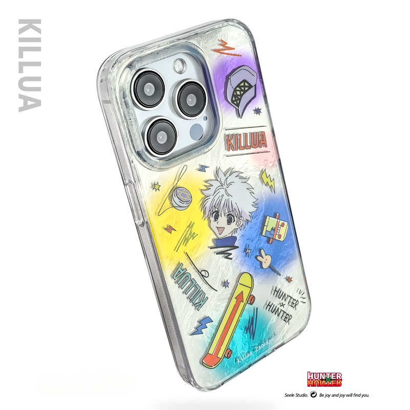 全職獵人「光面」IMD冰裂 軟邊硬背 鐳射手機殼-ZUIHANG SHOP