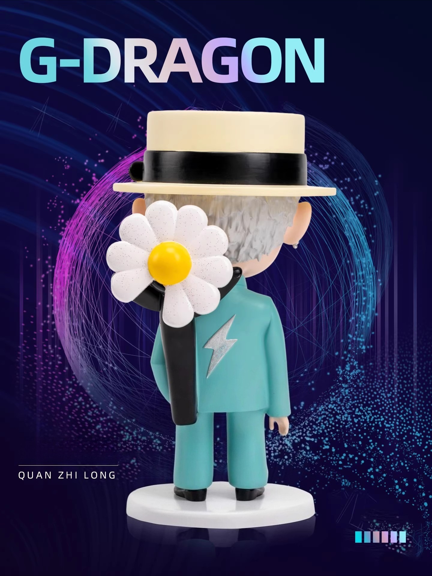 致敬權志龍 GD G-Dragon 2025 舞台藍色西裝-ZUIHANG SHOP