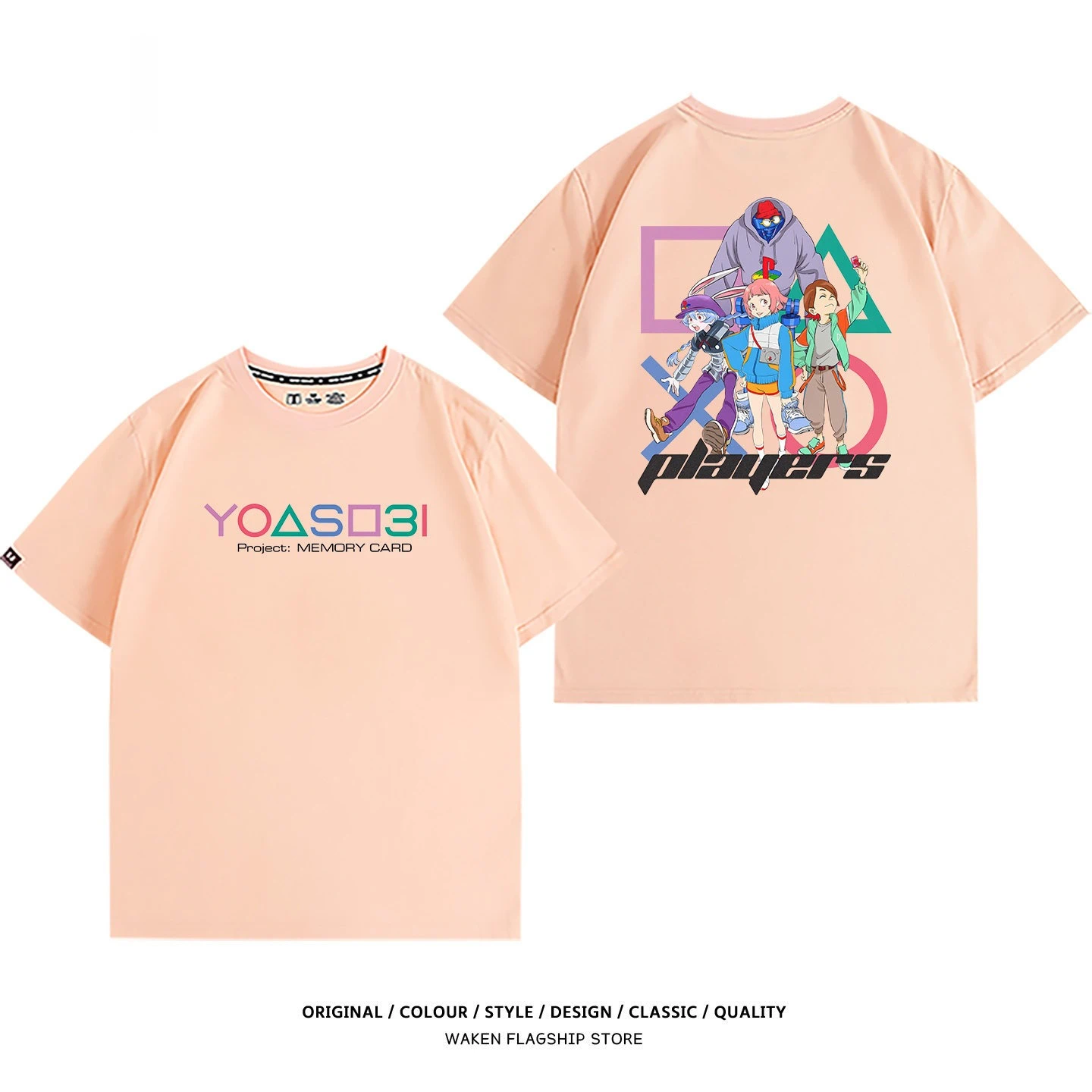 YOASOBI 特別聯動 PlayStation 印花短袖T恤