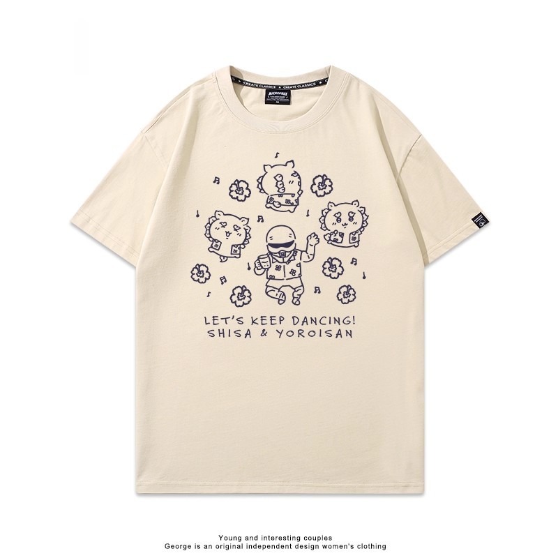 Chiikawa 2025親子情侶男女同款 印花短袖T恤-ZUIHANG SHOP