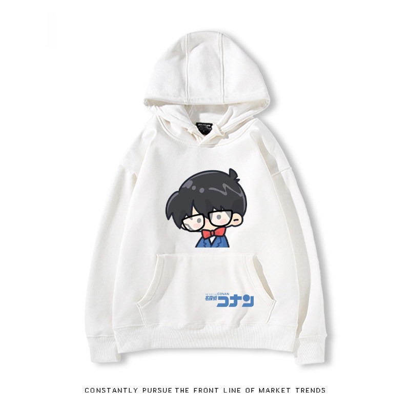 名偵探柯南 秋冬新款 親子情侶裝連帽衛衣