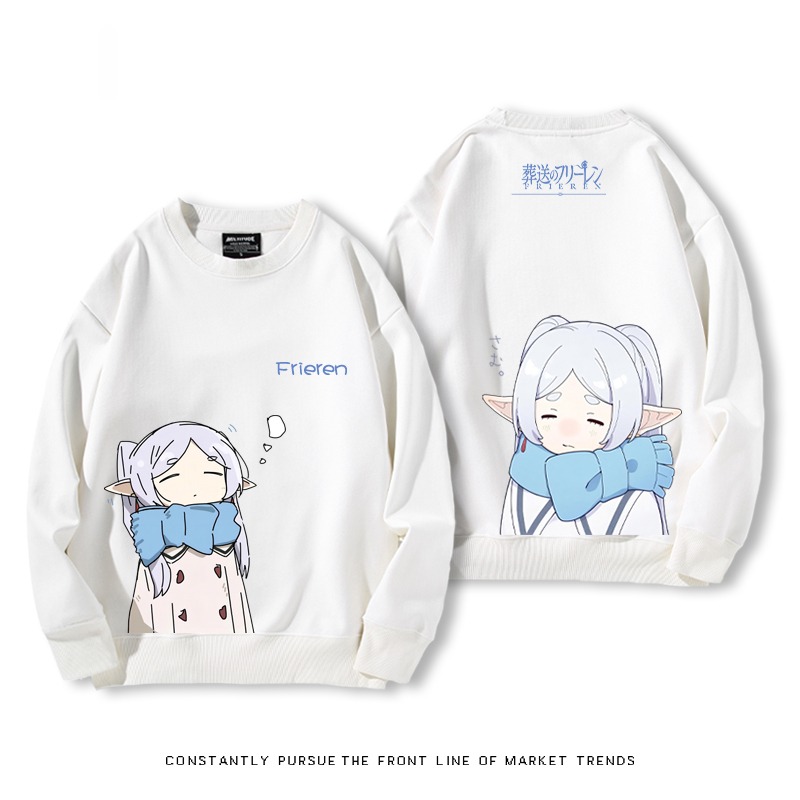 葬送的芙莉蓮 秋冬新款 親子情侶裝圓領長袖