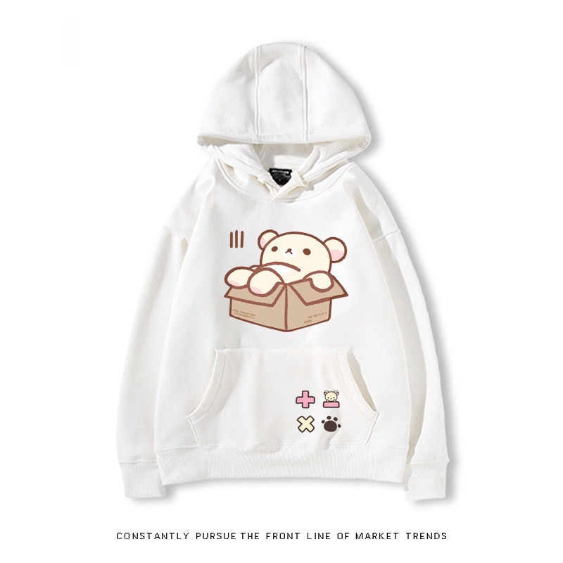 拉拉熊 秋冬新款 親子情侶裝連帽衛衣