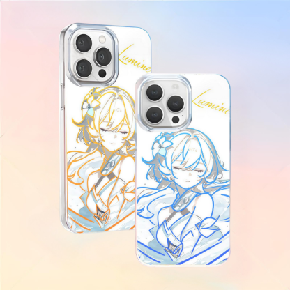 原神極光金漸變防摔手機殼