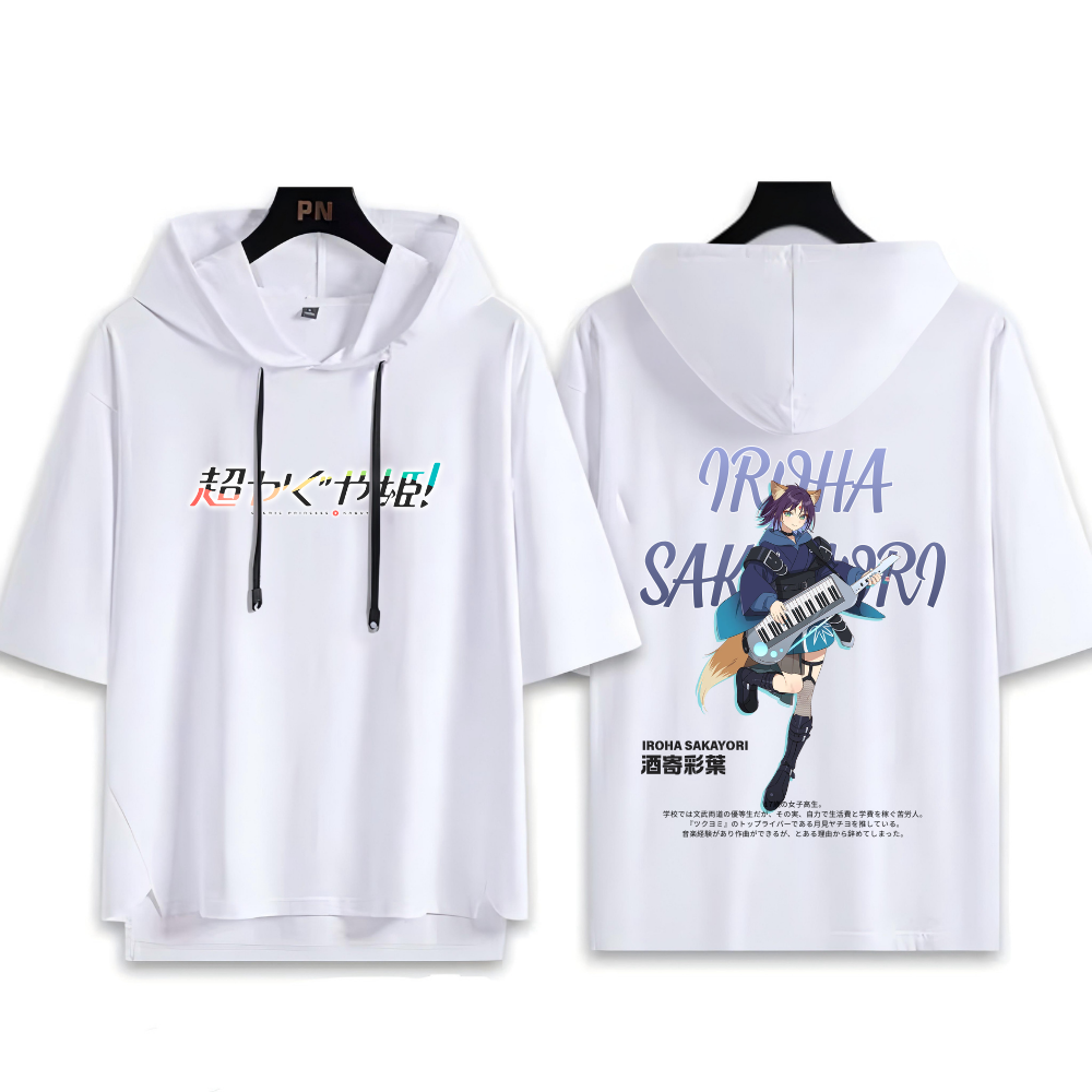 超時空輝耀姬 連帽短袖T恤