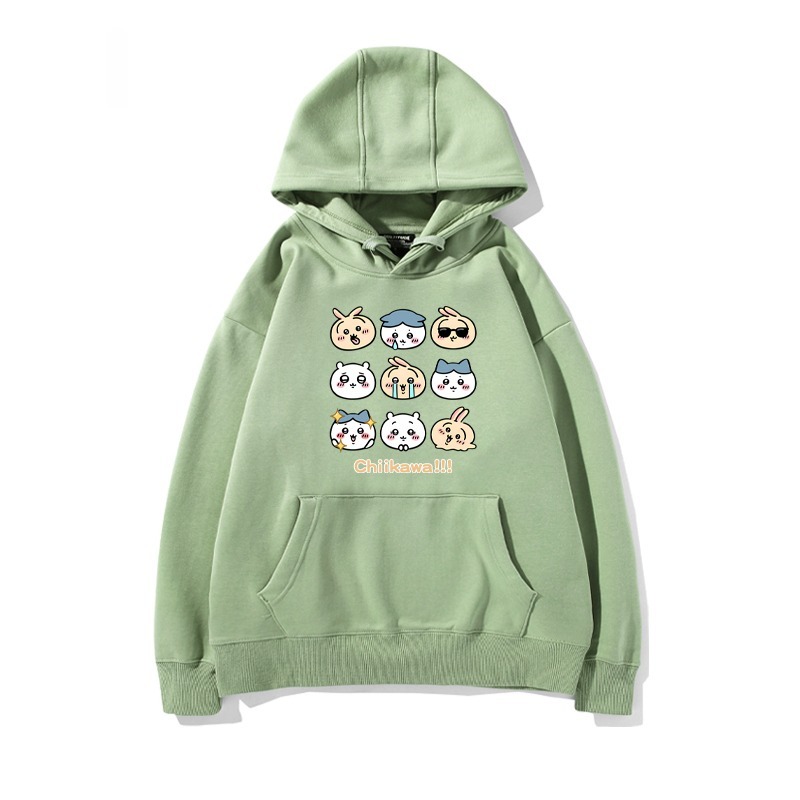 Chiikawa 2025秋冬新款 親子情侶男女連帽衛衣