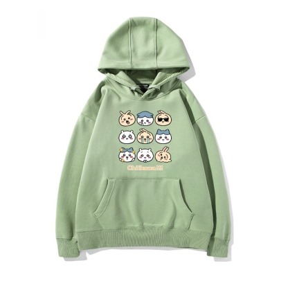 Chiikawa 2025秋冬新款 親子情侶男女連帽衛衣