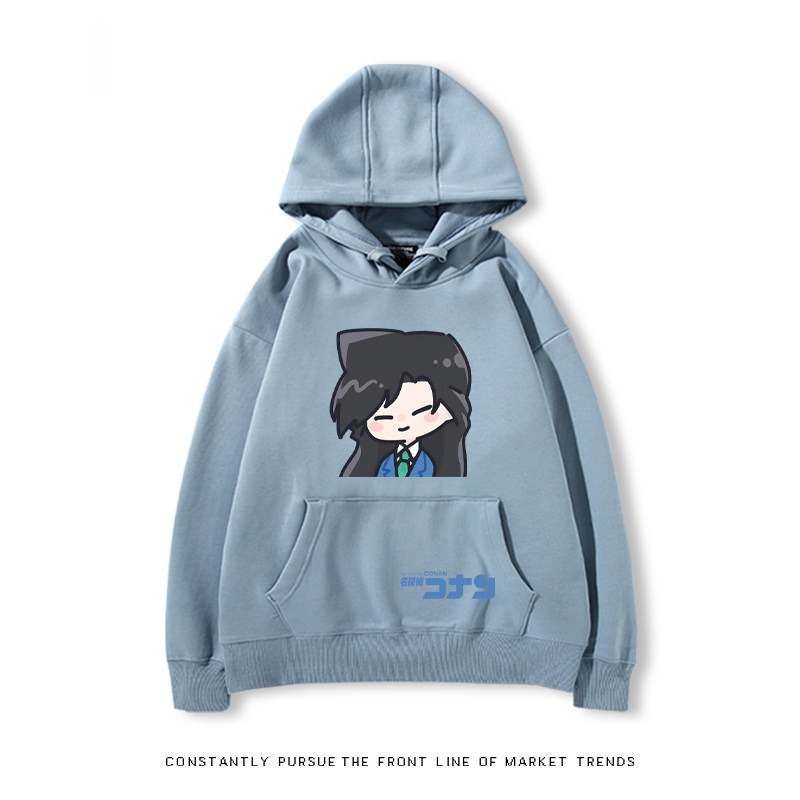 名偵探柯南 秋冬新款 親子情侶裝連帽衛衣