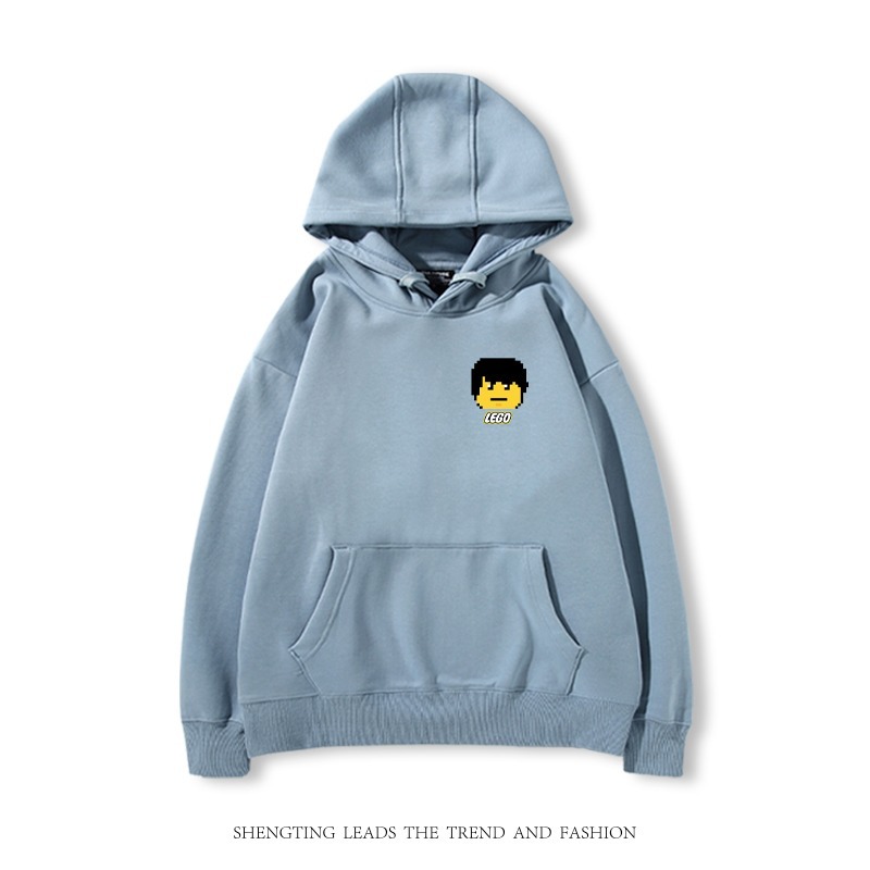 樂高積木 2025秋冬新款 親子情侶裝連帽衛衣