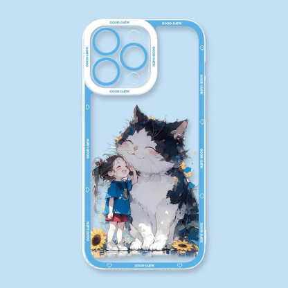 可愛萌寵天使眼透明防摔軟殼-ZUIHANG SHOP