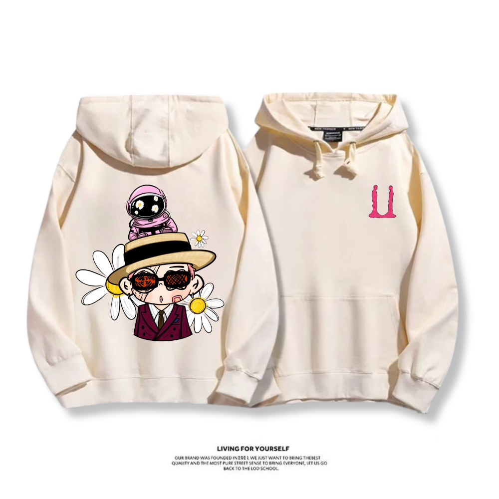 GD權志龍 2025秋冬新款 親子情侶男女連帽衛衣