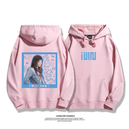 (G)I-DLE 2025秋冬新款 親子情侶男女連帽衛衣