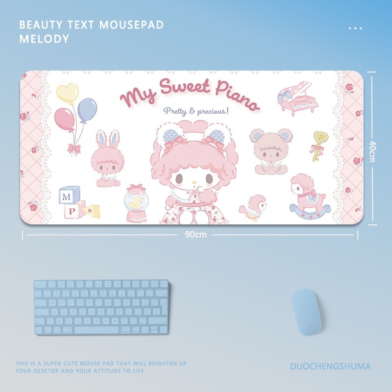 三麗鷗 主題桌墊 布質滑鼠墊-ZUIHANG SHOP