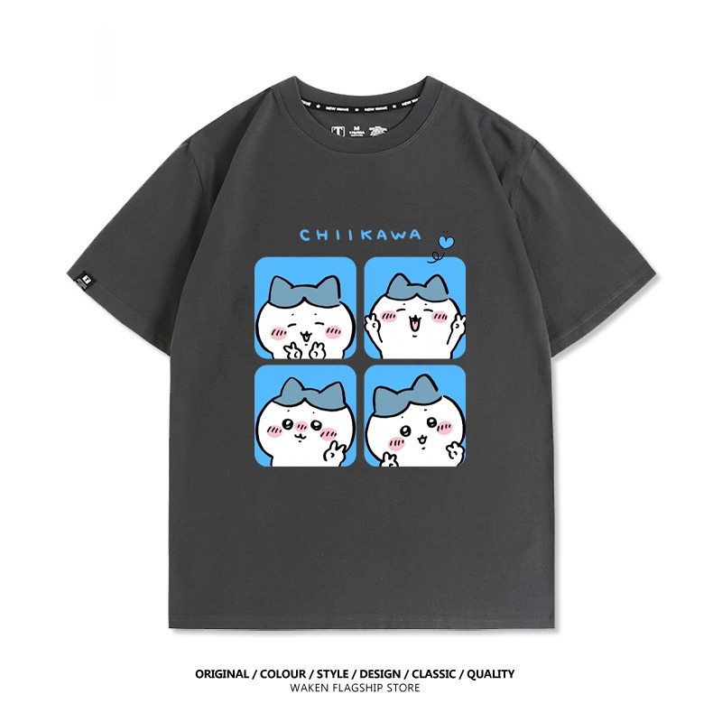 Chiikawa 2025親子情侶男女同款 印花短袖T恤