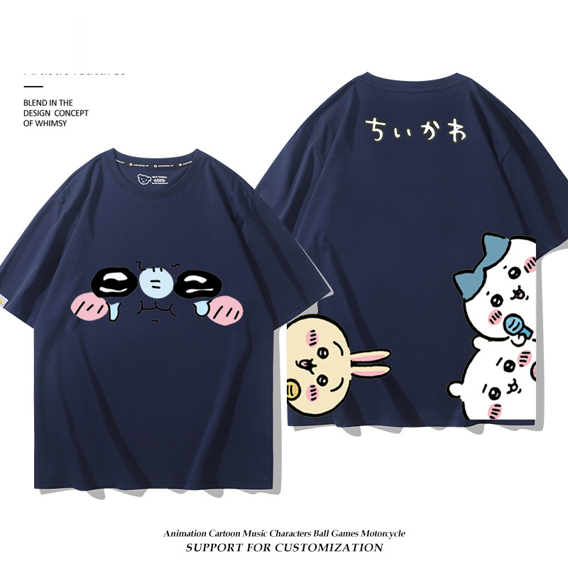 Chiikawa 2025親子情侶男女同款 印花短袖T恤-ZUIHANG SHOP