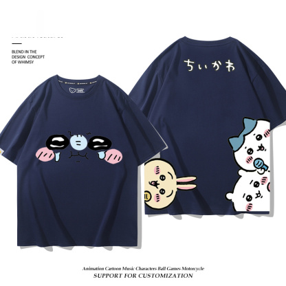 Chiikawa 2025親子情侶男女同款 印花短袖T恤-ZUIHANG SHOP