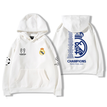 皇馬足球隊新款 親子情侶男女款連帽衛衣-ZUIHANG SHOP