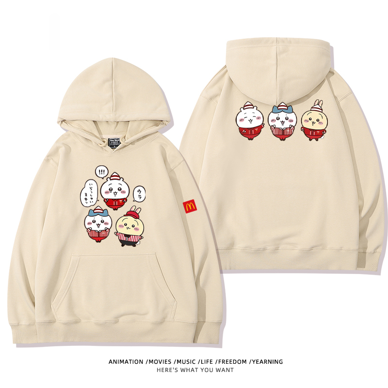 Chiikawa新款 親子情侶男女款連帽衛衣-ZUIHANG SHOP