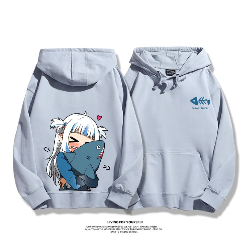 Gawr Gura 2025秋冬新款 親子情侶男女連帽衛衣-ZUIHANG SHOP