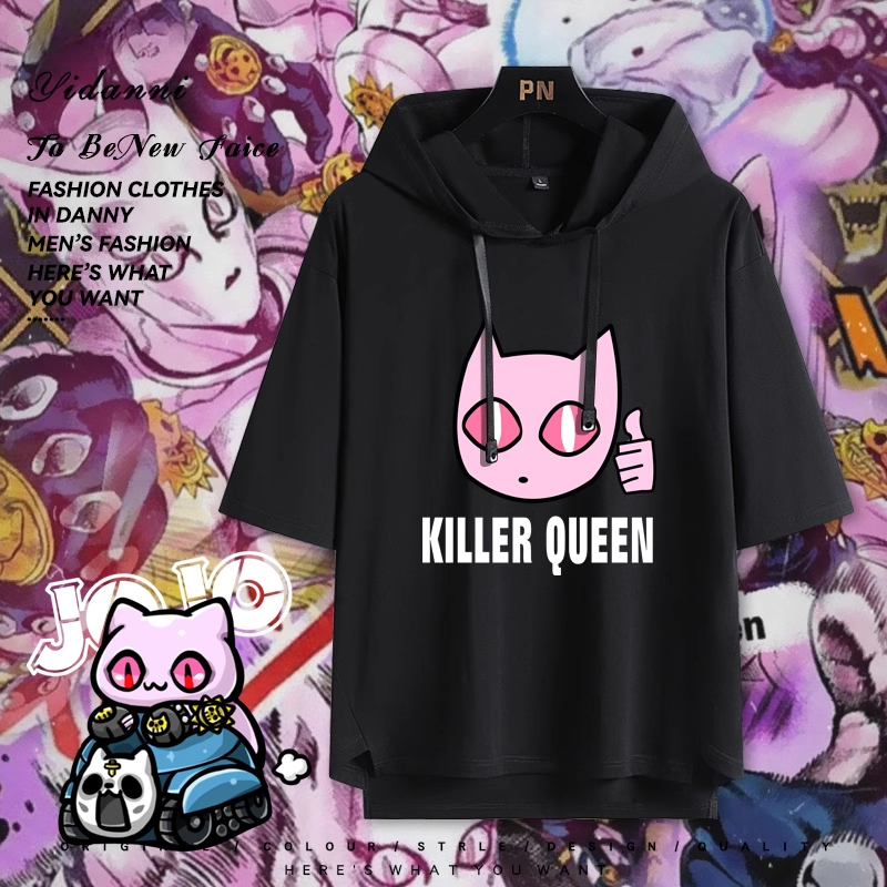 JOJO的奇妙冒險 連帽短袖T恤-ZUIHANG SHOP