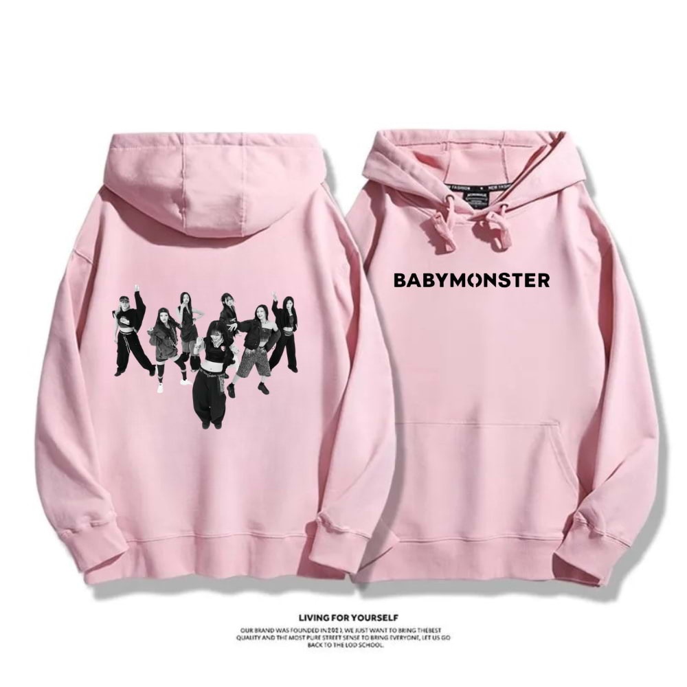 BABYMONSTER 2025秋冬新款 親子情侶男女連帽衛衣