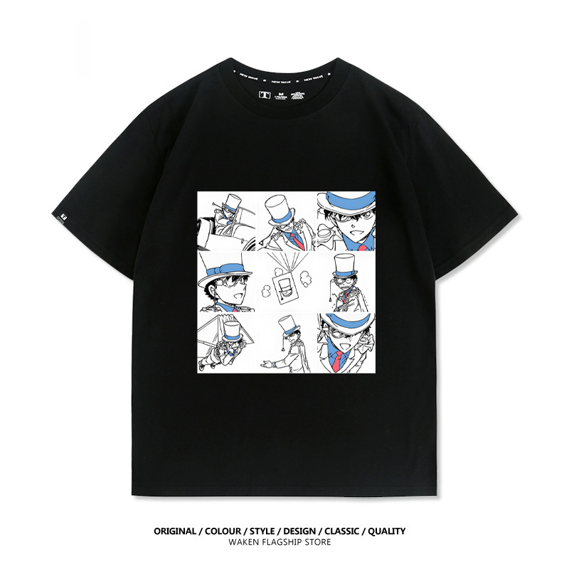 怪盜基德 2025親子情侶男女同款 印花短袖T恤