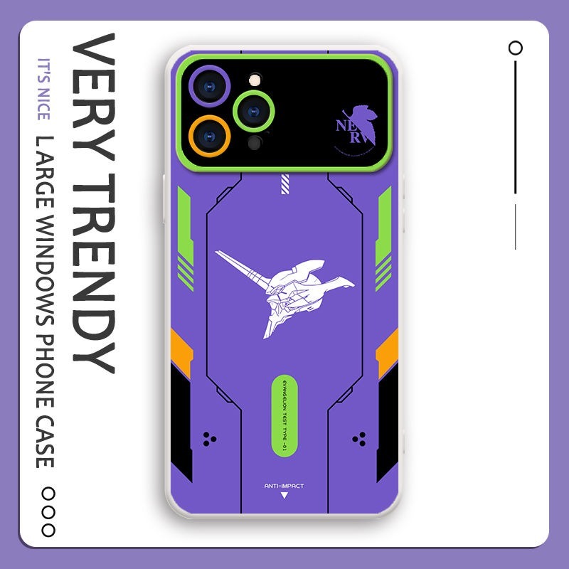 EVA新世紀福音戰士液態大視窗全包矽膠防摔軟殼-ZUIHANG SHOP