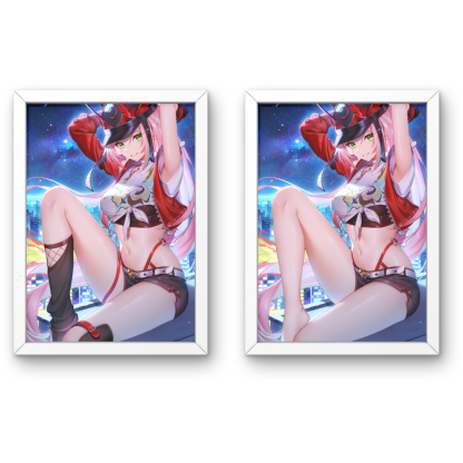 崩壞:星穹鐵道3D動漫立體畫海報 - 3D漸層與立體效果