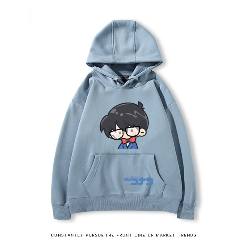 名偵探柯南 秋冬新款 親子情侶裝連帽衛衣